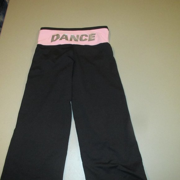 Black So Danca Dance Capris Size Large - Picture 4 of 6
